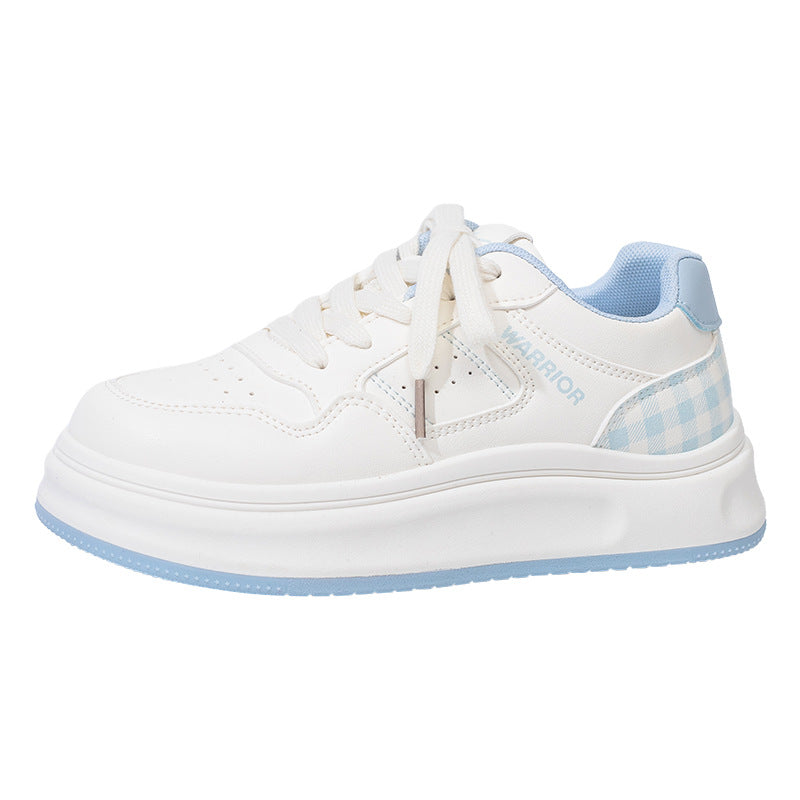 Huili new platform fashion board shoes small fresh casual high-value white shoes versatile solid color preppy style women's shoes