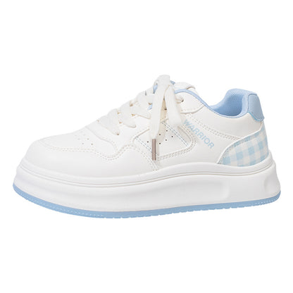 Huili new platform fashion board shoes small fresh casual high-value white shoes versatile solid color preppy style women's shoes