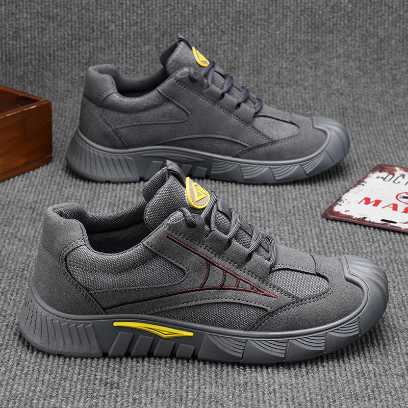 2026 Summer New Men's Labor Protection Shoes, Wear-Resistant Men's Daily Casual Shoes, Construction Site Work, Non-slip, Wear-Resistant Men's Shoes