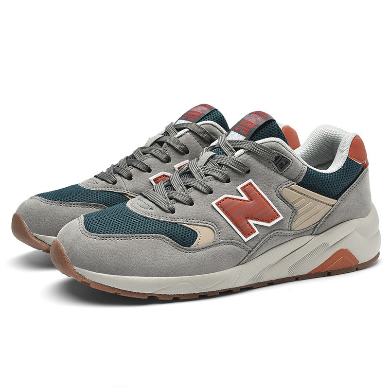 Primavera e outono New Balance Cool Run NB580 Tênis Masculino Explosivo Casual Respirável Casal Casual Running Shoes Mulheres Atacado