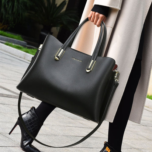 Bolsa tote minimalista Grande capacidade Bolsa elegante sofisticada bolsa para mães maduras Bolsa fashion para o dia a dia Bolsa de mão