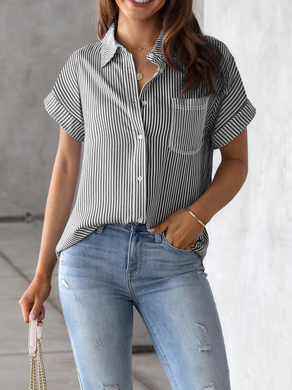 2026 Cross-border Amazon foreign trade European and American plus-size women's clothing, Wish AliExpress eBay top, loose casual short sleeve