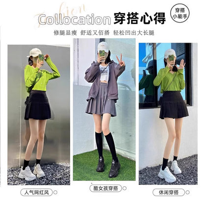 Pullback breathable thick-soled white shoes Korean version of solid color simple new dad shoes collegiate style is not stuffy feet single shoe girl