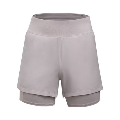 Calções desportivos para mulher Under Armour UA Primavera/Verão 2 em 1 para fitness, corrida e uso casual, respiráveis ​​e confortáveis ​​(código 1376759-009)