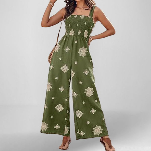 2025 Amazon Spring New European and American Clothing Solid Color Suspender Waist Casual Temperament Trendy Fashion Jumpsuit | Ciaura