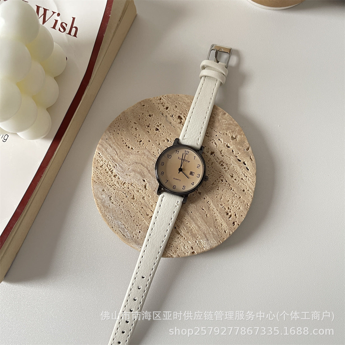 Best-selling women's exam special watches, niche student college entrance exam top student silent calendar quartz watches men's cross-border wholesale