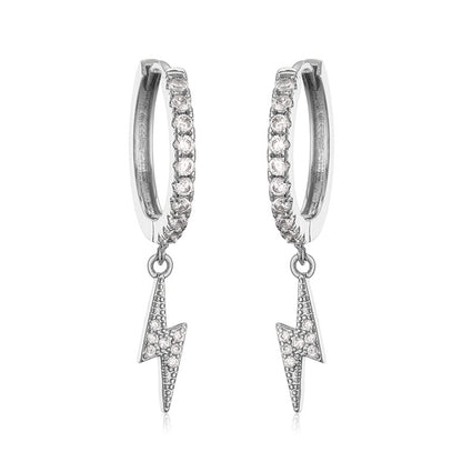 RAKOL designer creative small round hoop earrings for women, European and American fashionable simple geometric earrings, in stock wholesale