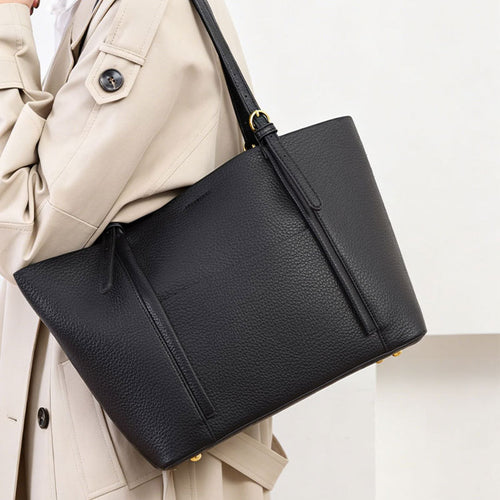 Internacional Bolsa tote minimalista para o dia a dia Bolsa Grande capacidade feminina Novo modelo elegante conjunto de bolsa principal e pequena clássico versátil Bolsa de ombro