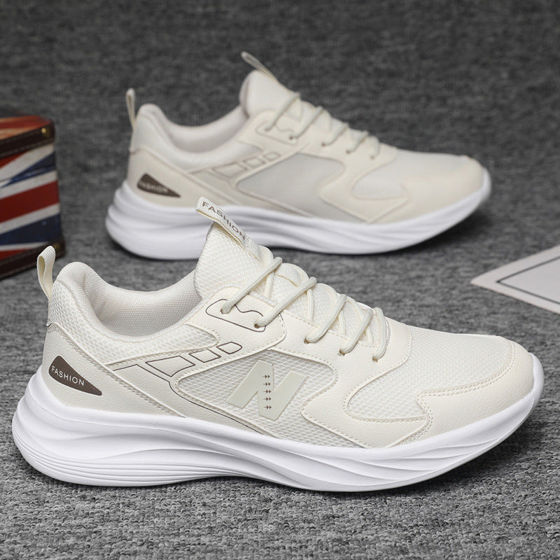 2025 Spring New Men's and Women's Versatile Trendy Shoes Breathable Mesh Lightweight Running Sports Shoes Cross-border Wholesale