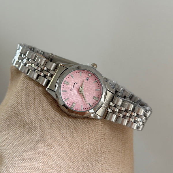 Douyin and Xiaohongshu hot-selling exquisite steel strap water ripple chain watches for women, minimalist, fashionable, vintage live streaming wholesale - view 2 | Ciaura