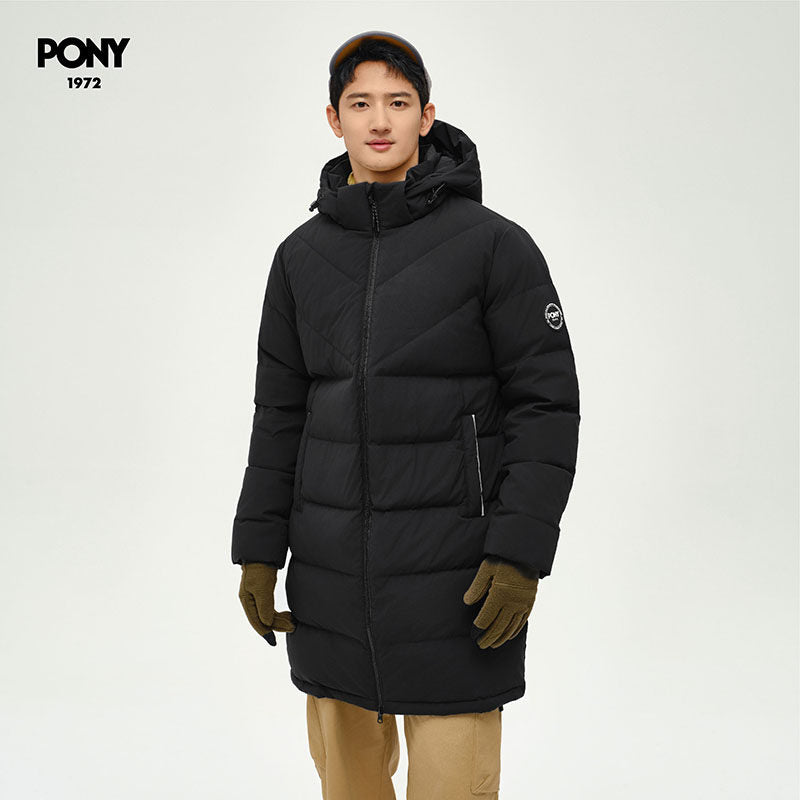PONY1972 Boni Light Outdoor Down Jacket for Men and Women Casual Warm Comfortable Jacket 244U2OF55BK