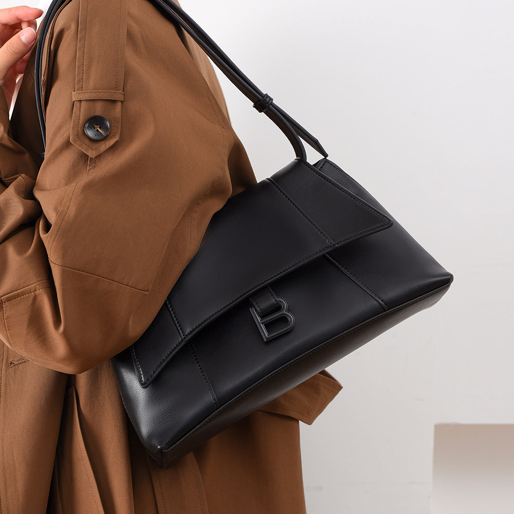 Bolsa de ombro Marca B estilo semelhante bolsa ampulheta fashion minimalista Bolsa elegante para o dia a dia Bolsa de ombro curta Internacional Bolsa transversal