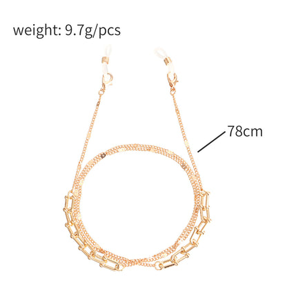 Mask hanging chain glasses hanging chain glasses chain mask chain glasses metal hanging chain metal chain spot manufacturer spot