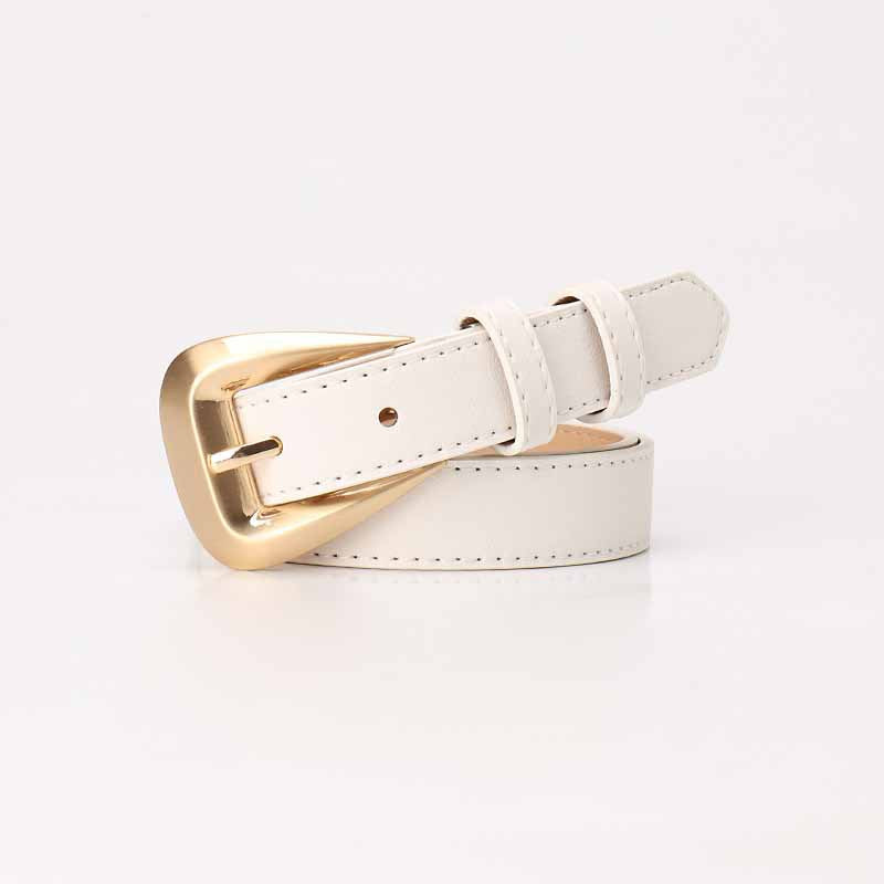 Versatile new niche trend women's belt simple cross-border decoration belt with jeans suit belt women