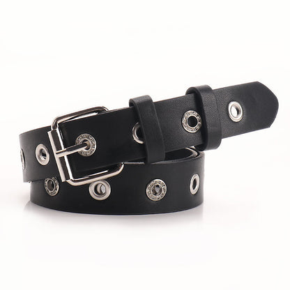 Cross-border new fashion cut-out belt women's versatile jeans belt trendy hip-hop style corn unisex belt