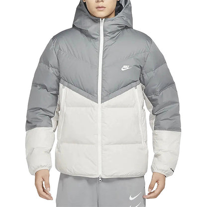 NIKE Men's Winter Hooded Warm Cropped Casual Jacket Jacket Down Jacket DV1132-247-010