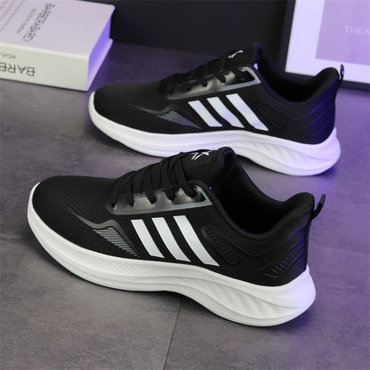 2025 verão Novo Tênis Casual Leve Masculino Sapatos de Malha Branca Masculino e Feminino Casal Tênis de Corrida Respirável