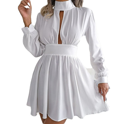 2025 summer new sexy cut-out waist swing dress Amazon independent station cross-border women's clothing 661