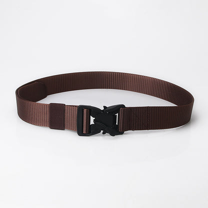Factory Direct Outdoor Buckle Tactical Belt Men's Casual Belt Fashionable Casual Multifunctional Nylon Belt