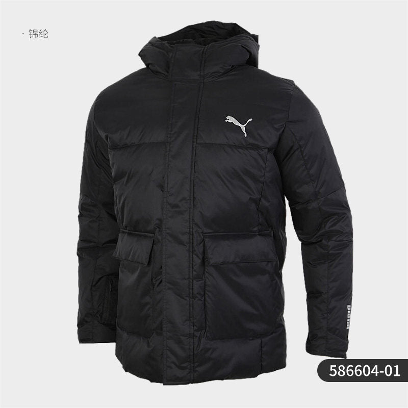 PUMA Genuine New Men's Comfort Sports Training Hooded Casual Down Jacket 585408 the season