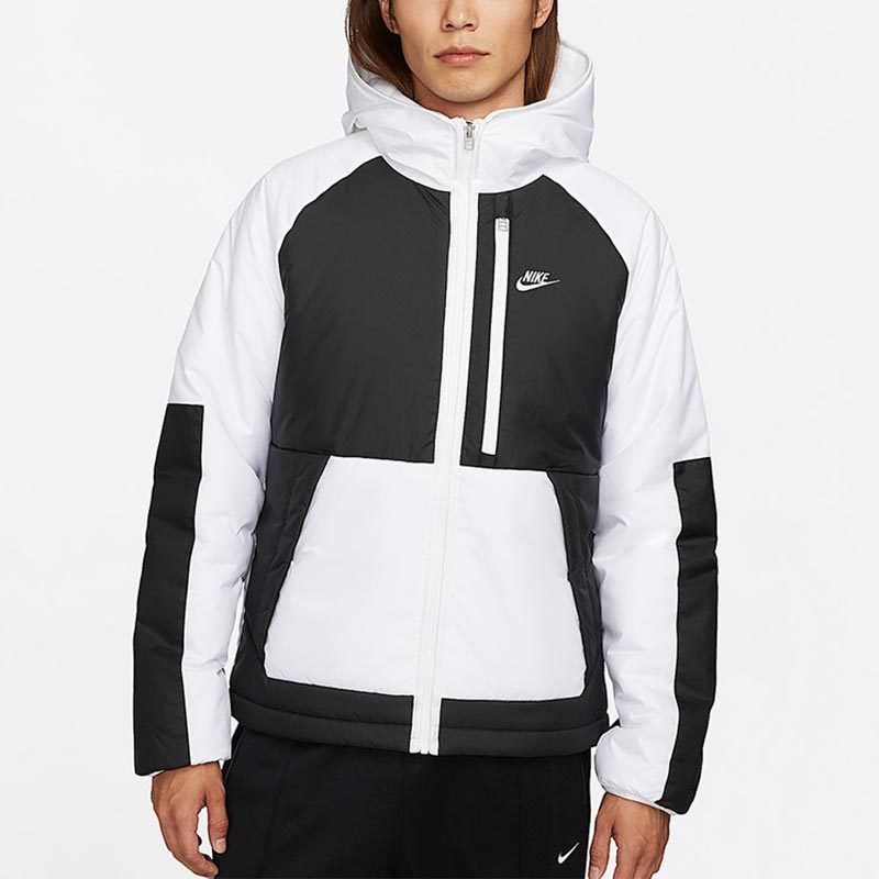 NIKE Men's Hooded Warm Training Stitching Casual Jacket Jacket Padded Suit DD6858-070-100