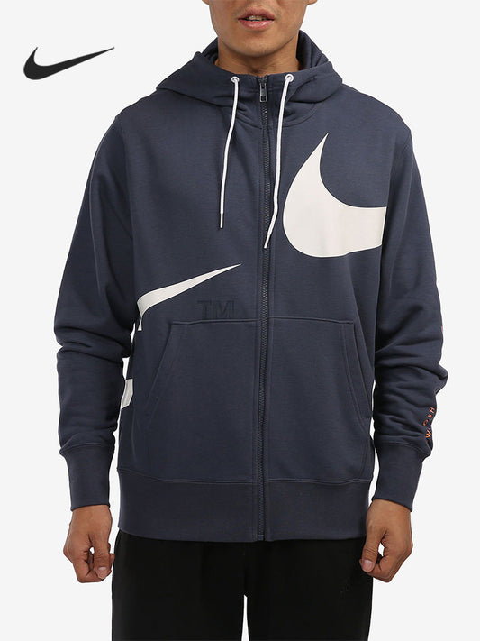 Nike Official Genuine Men's Big LOGO Broken Hook Hooded Sports Jacket Jacket DD6088-437
