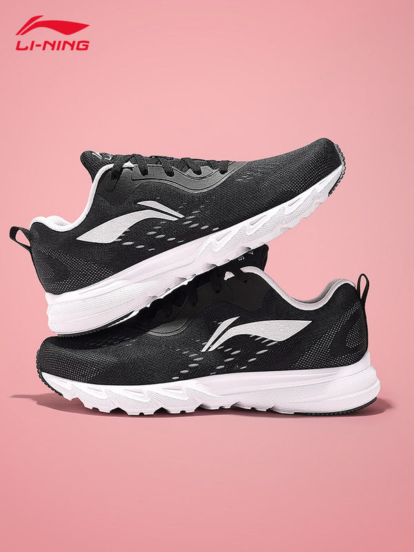 Li-Ning women's sports shoes 2026 summer new mesh lightweight non-slip breathable women's running shoes, black running shoes