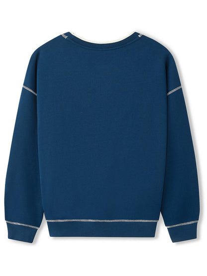 Skechers Fashion Series Unisex Sweatshirt Casual Crew Neck Knitted Jumper Autumn L425U029-04PT