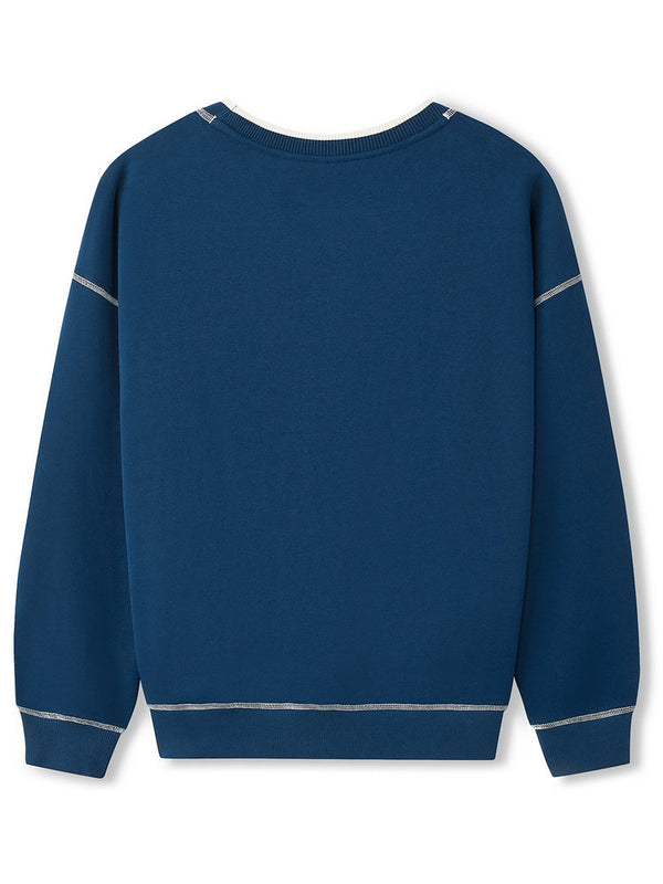 Skechers Fashion Series Unisex Sweatshirt Casual Crew Neck Knitted Jumper Autumn L425U029-04PT - view 2 | Ciaura