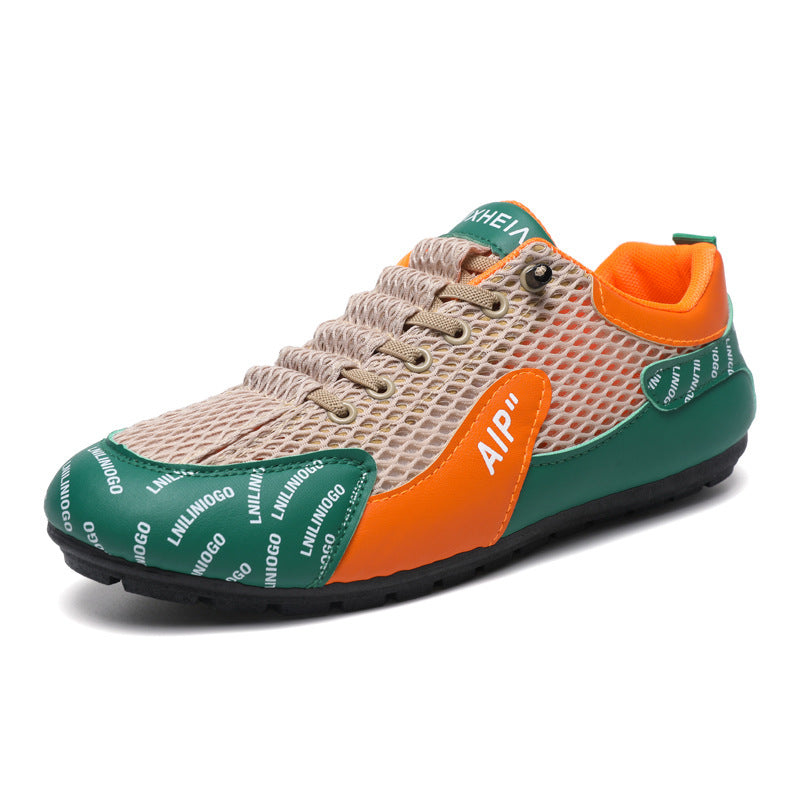 2025 New Summer Mesh Breathable Beanie Shoes Teen Para Shoes Casual Shoes One Kick Men's Forrest Gump Shoes