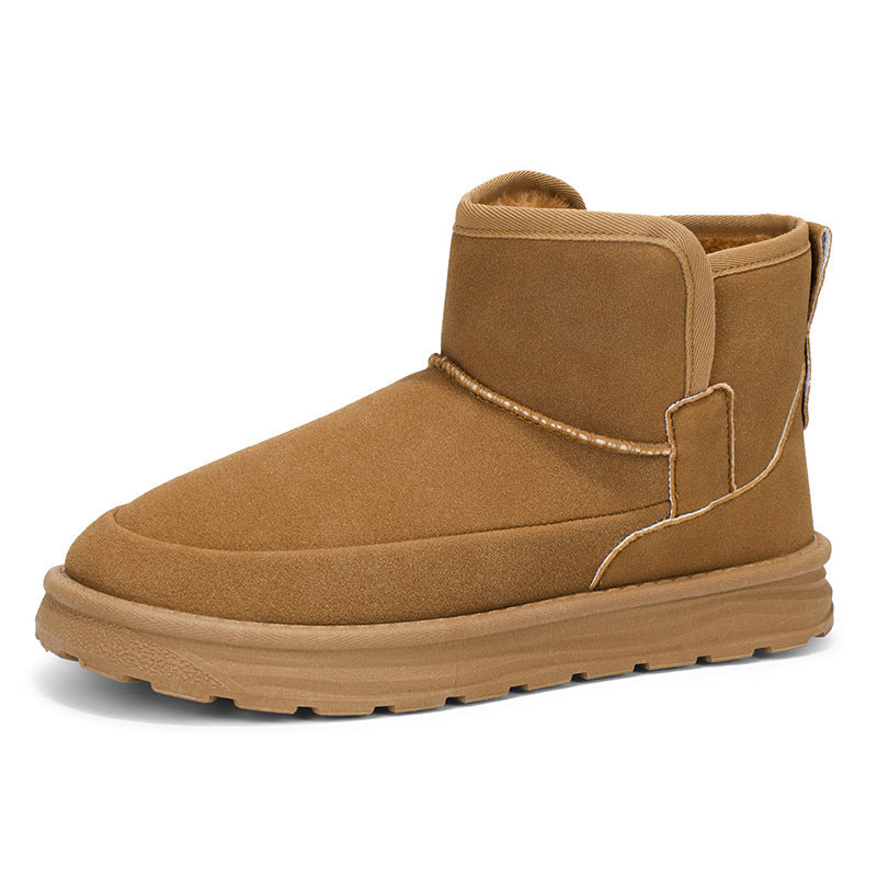 2025 Autumn/Winter Mid-Top Men's Snow Boots, Warm Fashion Boots, Outdoor Casual Men's Shoes, Sports Snow Boots for Men