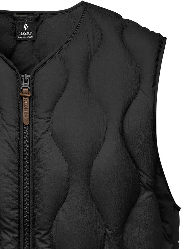 Colete desportivo Skechers 25 Winter Unicentric, versátil, à prova de vento e quente, com enchimento de plumas, modelo L425U007 0018