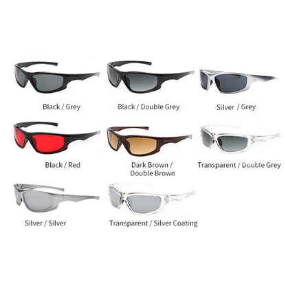 New personalized sports glasses 2025 cross-border punk style sunglasses fashion trend Y2K millennial spicy girl sunglasses