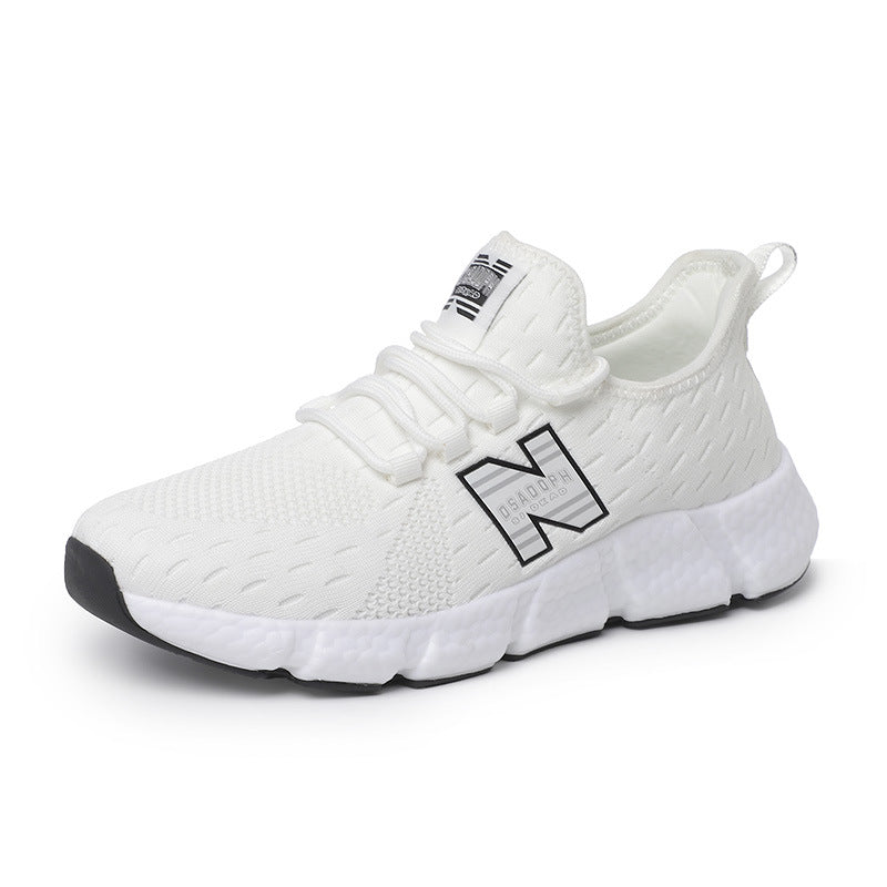 Tênis de Corrida Leve e Confortável com Sola Macia Personalizada (Primavera/Outono) – Estilo New Balance, Unissex Casal, Esportivo Cool Running