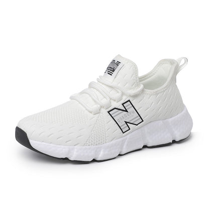 Tênis de Corrida Leve e Confortável com Sola Macia Personalizada (Primavera/Outono) – Estilo New Balance, Unissex Casal, Esportivo Cool Running