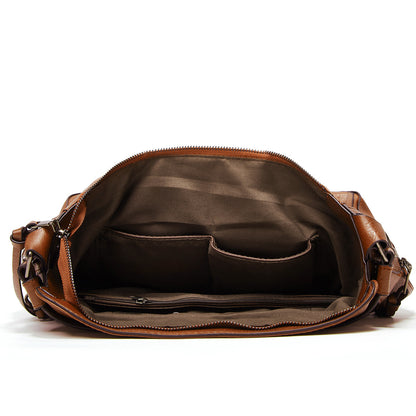 Amazon Hot Women's Bag 2024 New European and American Fashion Soft Leather Tote Bag Bag One Shoulder Crossbody Bag Wholesale