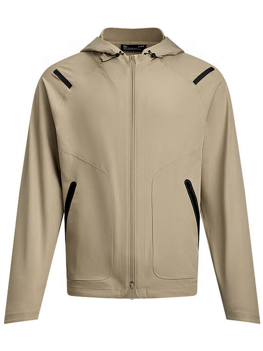 UA Under Armour Spring Summer 2025 Men's Unstoppable Simple Casual Hooded Woven Jacket 1370494-299