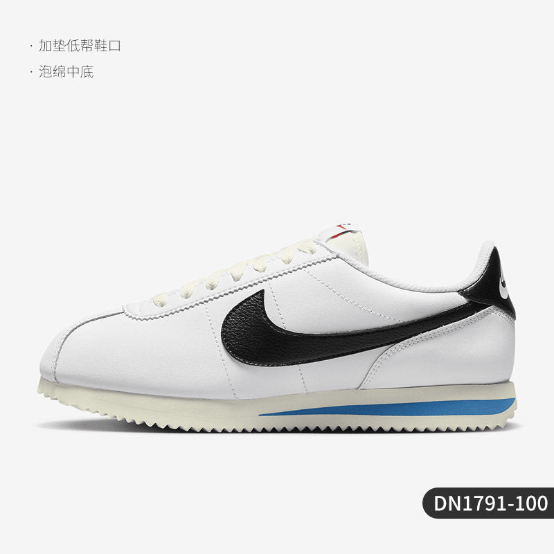 Nike/Nike Official Classic Cortez Men's and Women's Wearable Sports Running Shoes DR1413-100