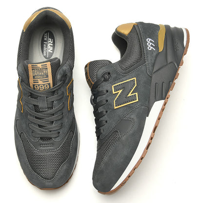 Primavera e outono New Balance Cool Running Couro Tênis Masculino e Feminino N Word 999 Casal Casual Running Shoes Sapatos Femininos Atacado