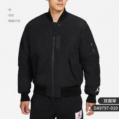 Nike Official Genuine JORDAN Men's Reversible Warm Casual Sports Cotton Suit DA9797-104