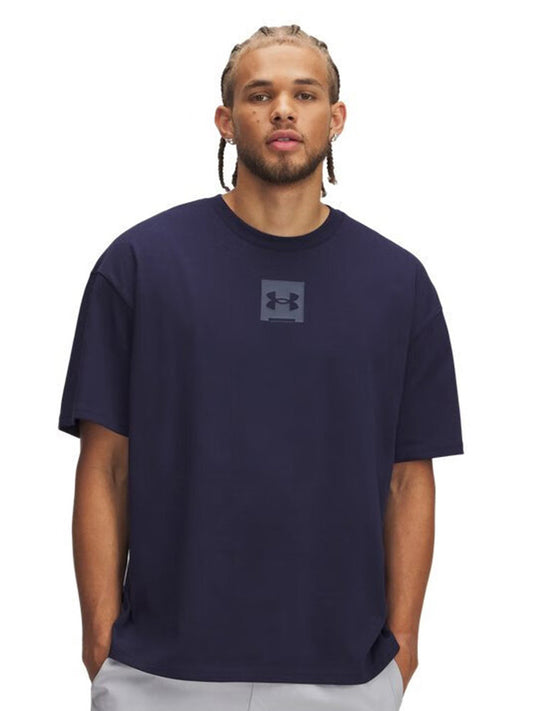 Under Armour UA Spring & Summer Men's SM Box High Gram Weight Training Athleisure Short Sleeve T-Shirt 1386803-410