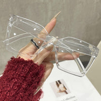 Transparent frame white flat