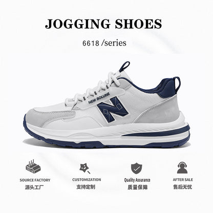 Primavera e outono New Balance Cool Run New Athleisure Sapatos Masculinos Aumentam a Altura verão Versáteis Respiráveis Daddy Shoes ins Thick Sole