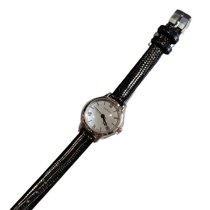 Retro subdial simple belt watch schoolgirl roman korean ins female performance goods wholesale live sale hot sale