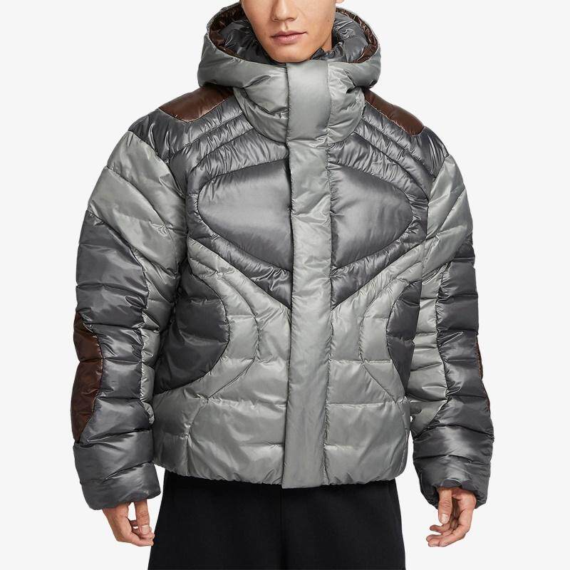 NIKE Men's Winter Hooded Athleisure Warm Loose Jacket Jacket Cotton Jacket FB7424-029