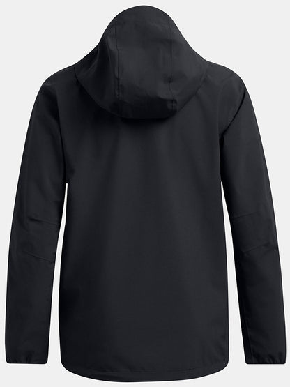 Casaco de senhora UA Under Armour para primavera-verão, impermeável, elástico, para treino e lazer, modelo 1376067-003