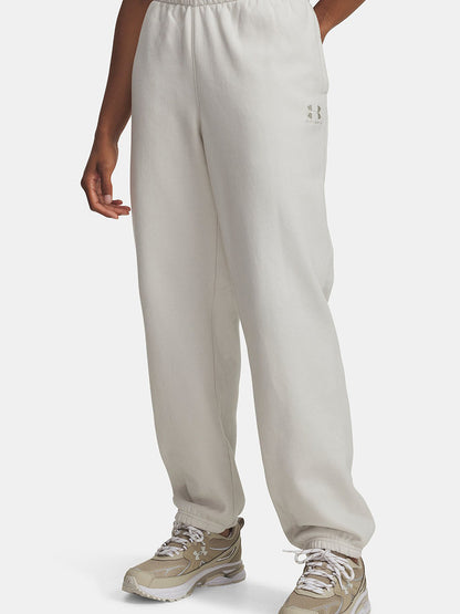 Under Armour Autumn and Winter New Women's Running Sweatpants Loose Casual Tight Knitted Pants 6003676-110