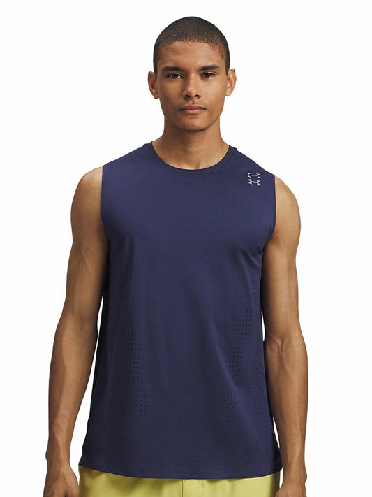 UA Under Armour Fall Winter Halo Vent Men's Training Fitness Sports Breathable Sleeveless T-Shirt 6007090-403