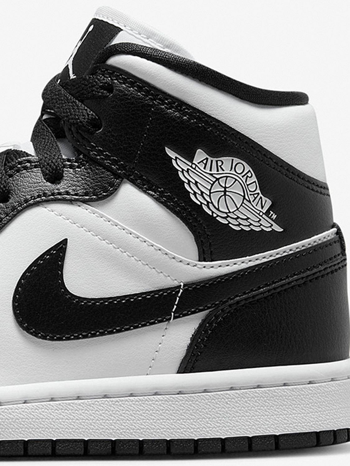 Nike/Nike official genuine Air Jordan1 Mid Lady's high-top athleisure shoes DV0991-101