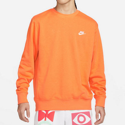 NIKE Men's Knit Crew Neck Casual Sport Loose Pullover Long Sleeve T-Shirt BV2667-663